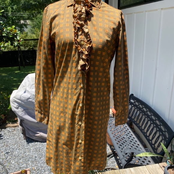 Vintage Permanent Press 60’s Checkered Dress - Picture 3 of 6